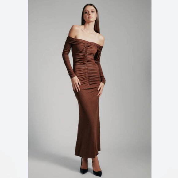 Brand New Bardot Artura Diamante Maxi Dress - Picture 1 of 12